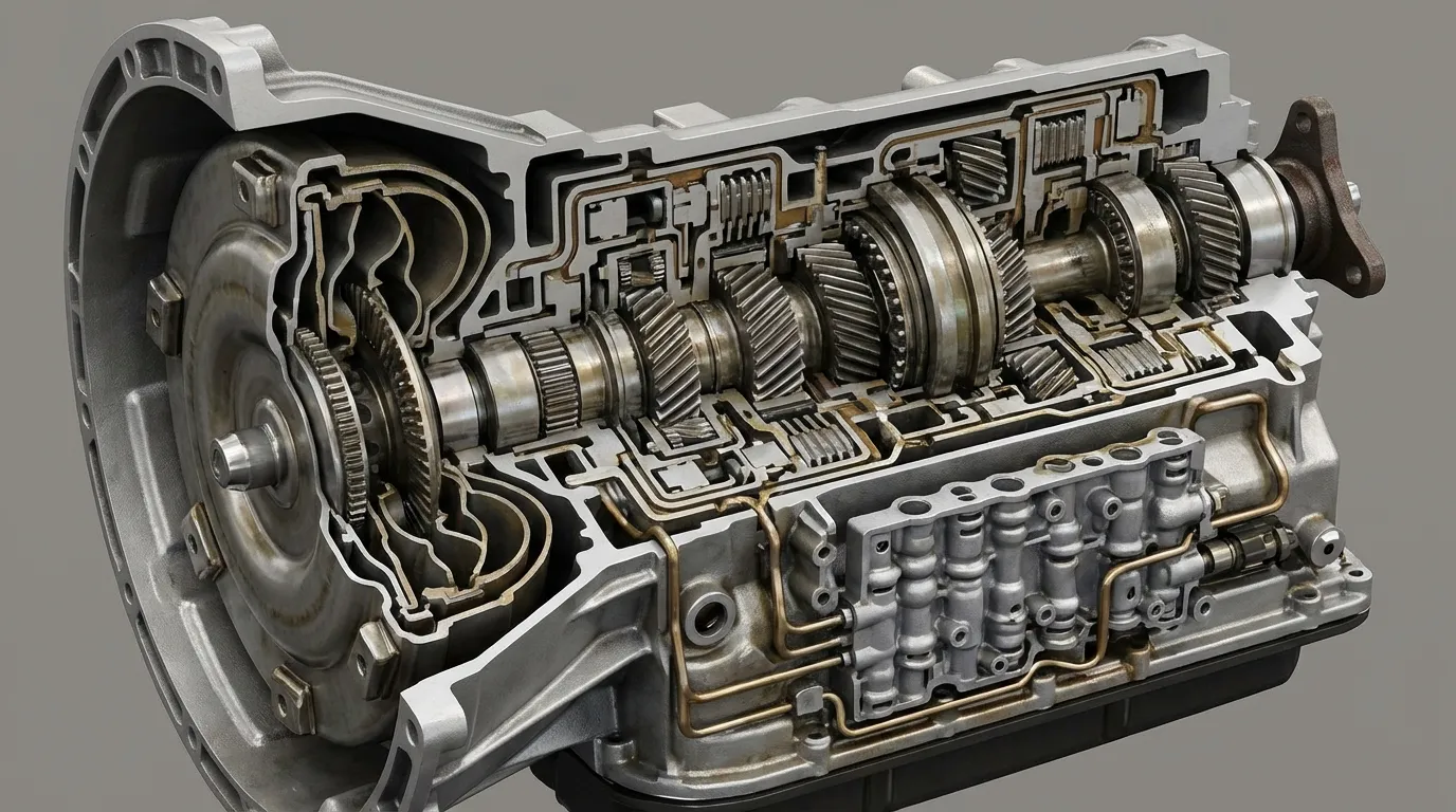 Automatic transmission cutaway